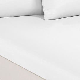 Royal Comfort 1500 Thread Count Cotton Rich Sheet Set 3 Piece Ultra Soft Bedding - Double - White