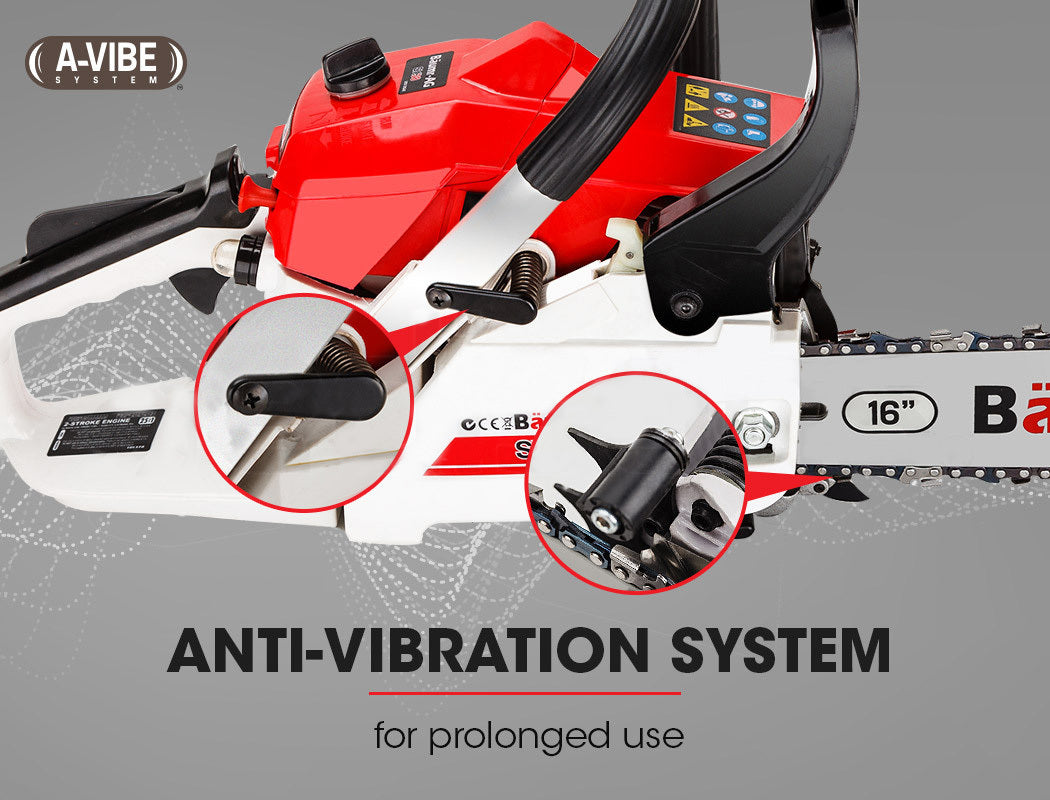 Baumr-AG 38CC 16" Petrol Chainsaw with E-Start & 3.2HP Power | King of Knives e-store