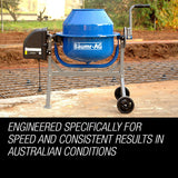 Baumr-AG 70L Portable Electric Cement Mixer for Concrete & Mortar
