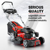 Baumr-AG 18" 220cc Petrol Lawn Mower Self-Propelled 4-Stroke
