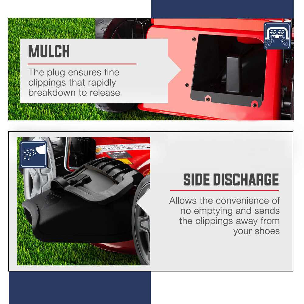 Baumr-AG 18" 220cc Petrol Lawn Mower Self-Propelled 4-Stroke