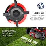 Baumr-AG 18" 220cc Petrol Lawn Mower Self-Propelled 4-Stroke