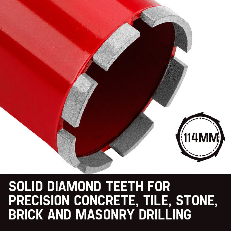 114mm Diamond Core Drill Bit – Wet/Dry for Concrete & Tile | King of Knives e-store