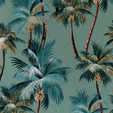 Cushion Cover-With Piping-Palm Trees Lagoon-60cm x 60cm