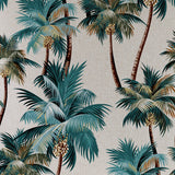 Cushion Cover-With Piping-Palm Trees Natural-60cm x 60cm