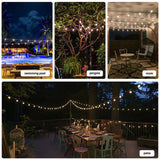 30M Festoon String Lights Kits Christmas Wedding Party Waterproof outdoor