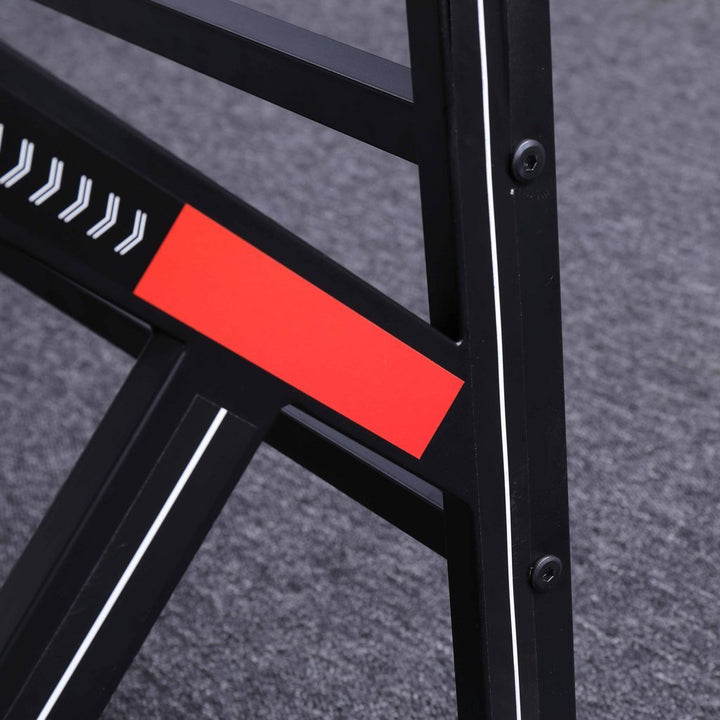 120cm Gaming Desk Black with RGB & K-Shaped Legs for Home Office