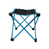 amazingooh Mini Portable Outdoor Folding Stool Camping Fishing Picnic Chair Seat 80kg Blue | King of Knives Australia