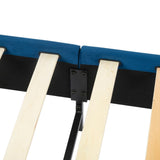 Velvet Blue Bed Frame- Single