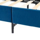 Velvet Blue Bed Frame- Single