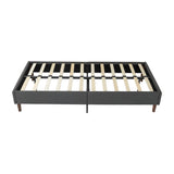 Bed Frame Mattress Foundation (Dark Grey) - Double