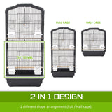 Paw Mate Bird Cage Parrot Aviary Veer 2IN1 Design 92cm