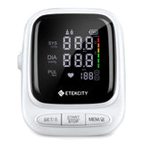 Etekcity Digital Body Weight Bathroom Scale - Silver & Etekcity Smart Blood Pressure Monitor - White Bundle