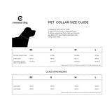 Natural Hemp & Cotton Dog Collar (Ink Blue)
