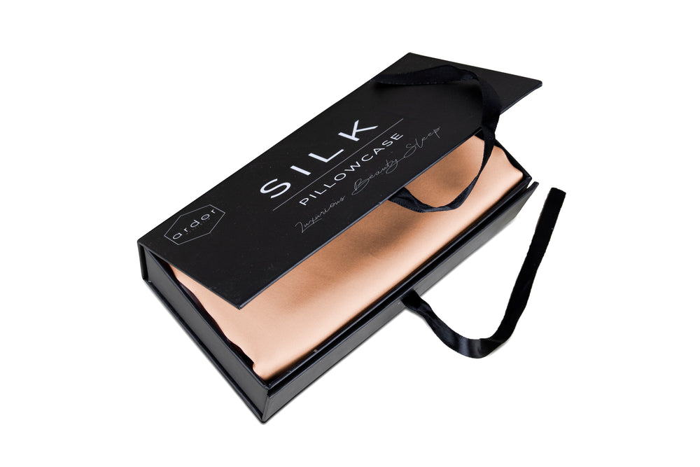 Ardor Peach Spritz Silk Pillowcase 51x76cm – Summer Luxury | King of Knives e-store