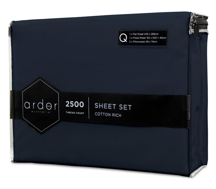 Ardor 2500TC Cotton Rich King Sheet Set | King of Knives e-store
