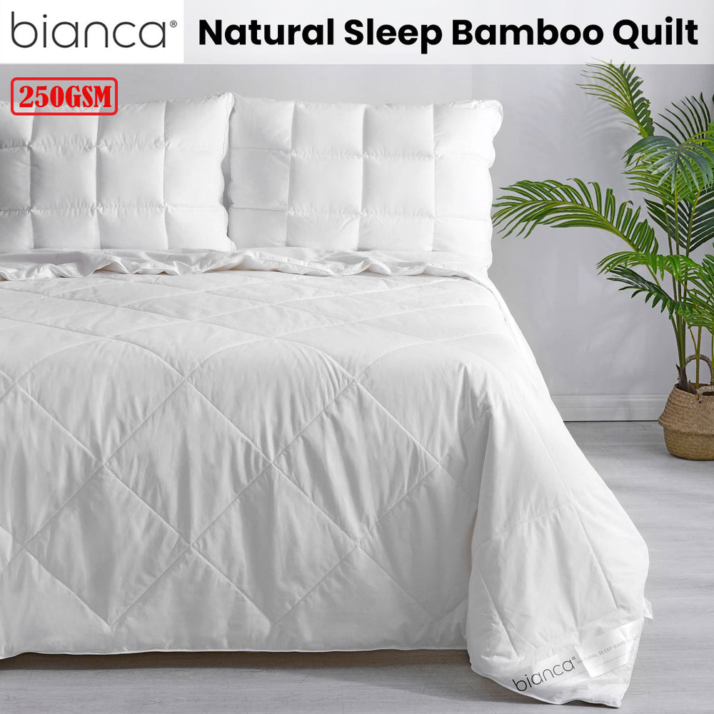 Bianca Bamboo Summer Quilt King 250GSM Lightweight | King of Knives e-store