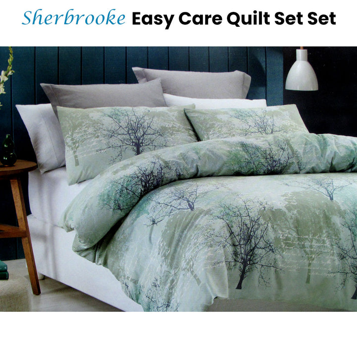 Belmondo Sherbrooke Forest Easy Care Quilt Cover Set Queen | King of Knives e-store