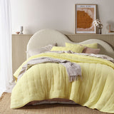 Vintage Design Hugo Cotton Gauze Quilted Comforter King | Beddings | King of Knives Australia