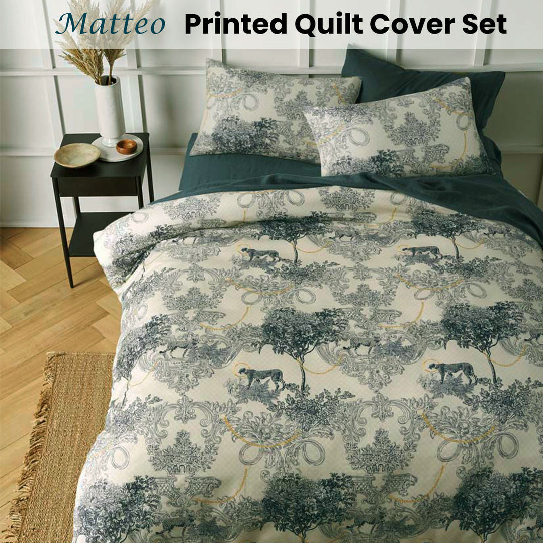 Big Sleep Matteo Quilt Cover Set King – Printed | King of Knives e-store