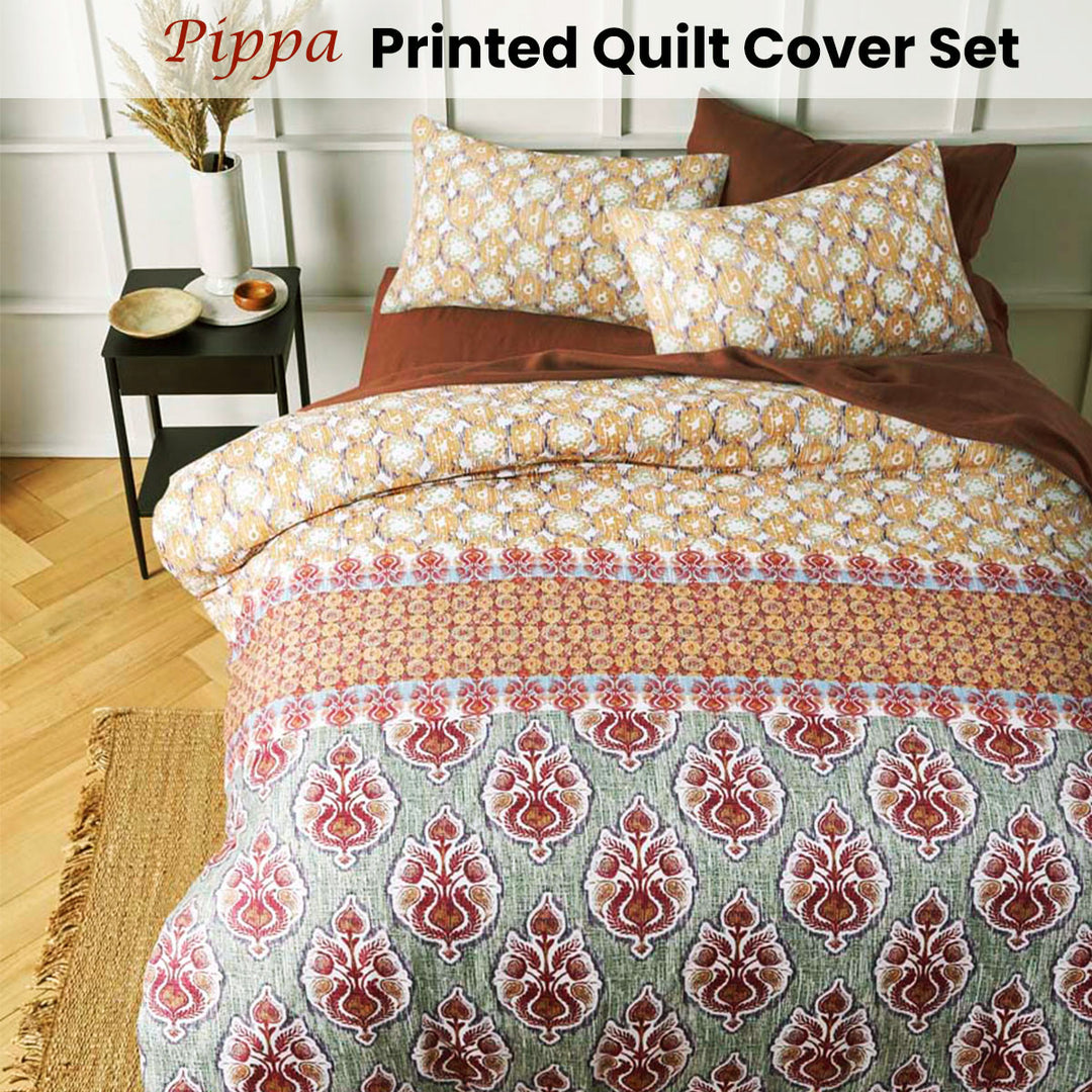 Big Sleep Pippa Quilt Cover Set Queen – Printed | King of Knives e-store