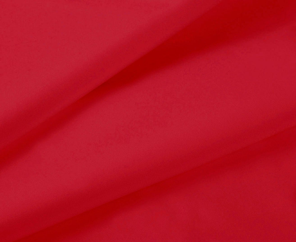 Fabric Fantastic 1000TC Ultra Soft Single Size Bed Red Flat & Fitted Sheet Set King of Knives Australia