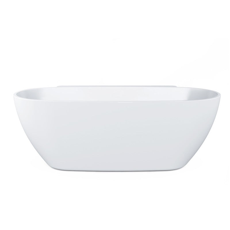 Palermo 1750 Freestanding Acrylic Bath with Chrome Waste | King of Knives e-store