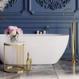 Palermo 1750 Freestanding Acrylic Bath with Chrome Waste | King of Knives e-store