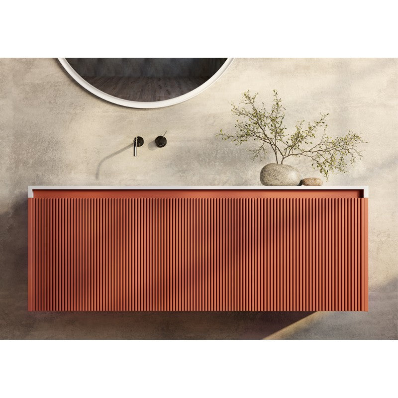 Rimini 1200mm Wall Hung Vanity in Potter’s Clay | King of Knives e-store