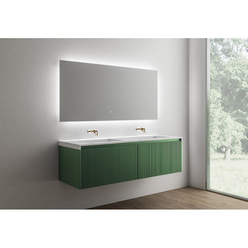 Rimini 1500mm Wall Hung Vanity in Rain Forest | King of Knives e-store