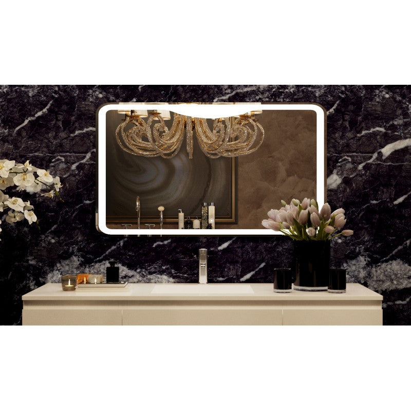 Bathroom Mirrors Decors - Belbagno Rectangular LED Bathroom Wall Mirror | King of Knives e-store