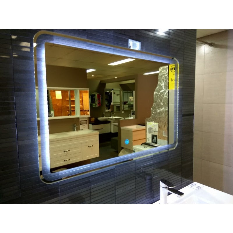 Bathroom Mirrors Decors - Belbagno Rectangular LED Bathroom Wall Mirror | King of Knives e-store