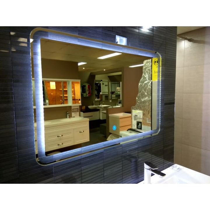 Bathroom Mirrors Decors - Belbagno Rectangular LED Bathroom Wall Mirror | King of Knives e-store