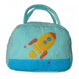 Kids Lunch Box | Rocket Lunch Box Cover Bag Blue | King of Knives