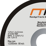 125mm 5" Cutting Disc Wheel for Angle Grinder x100