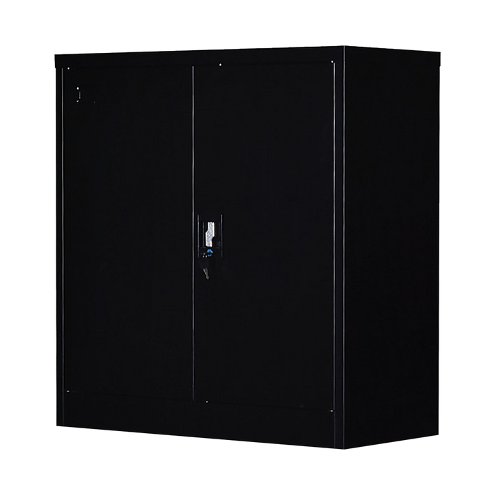 Two-Door Shelf Office Gym Filing Storage Locker Cabinet Safe
