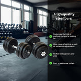 30KG Dumbbell Adjustable Weight Set