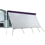 3.4m Caravan Privacy Screen Side Sunscreen Sun Shade for 12' Roll Out Awning