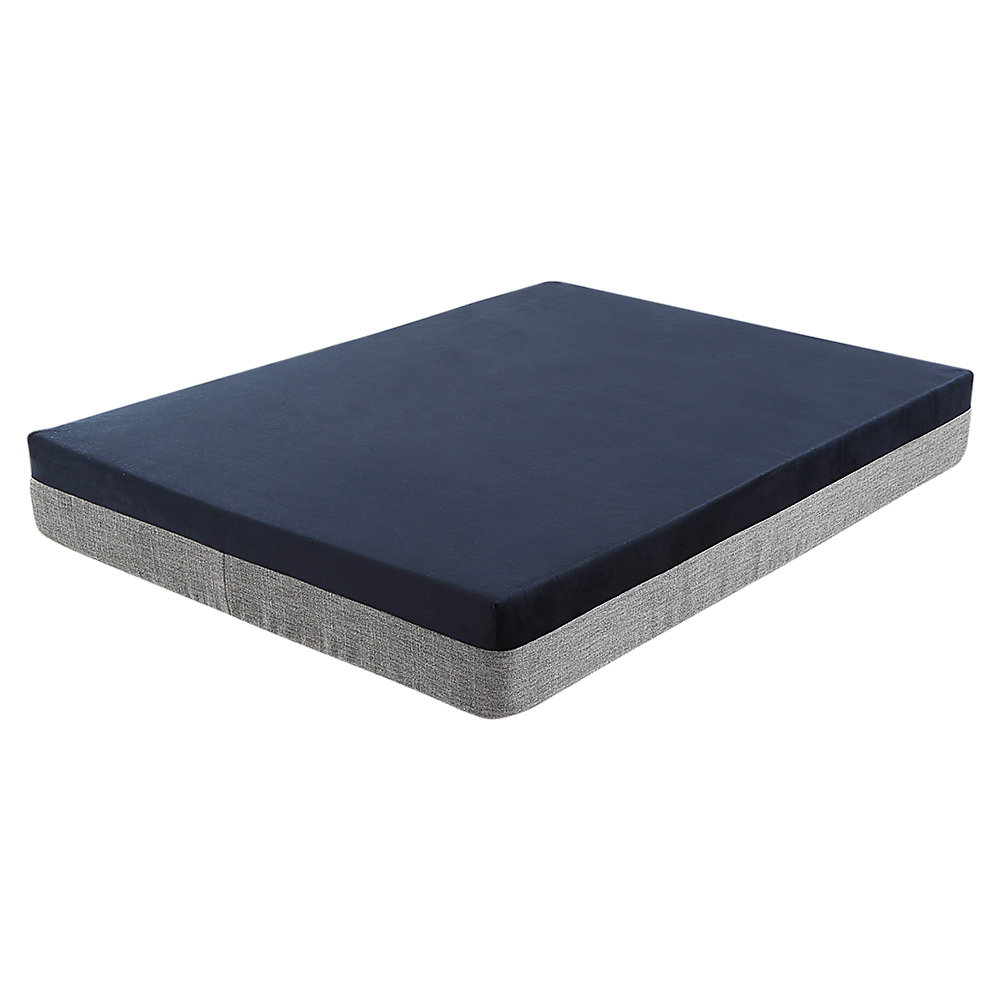 Extra-large navy blue and grey orthopedic memory foam dog bed | King of Knives