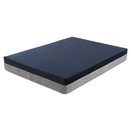 Extra-large navy blue and grey orthopedic memory foam dog bed | King of Knives