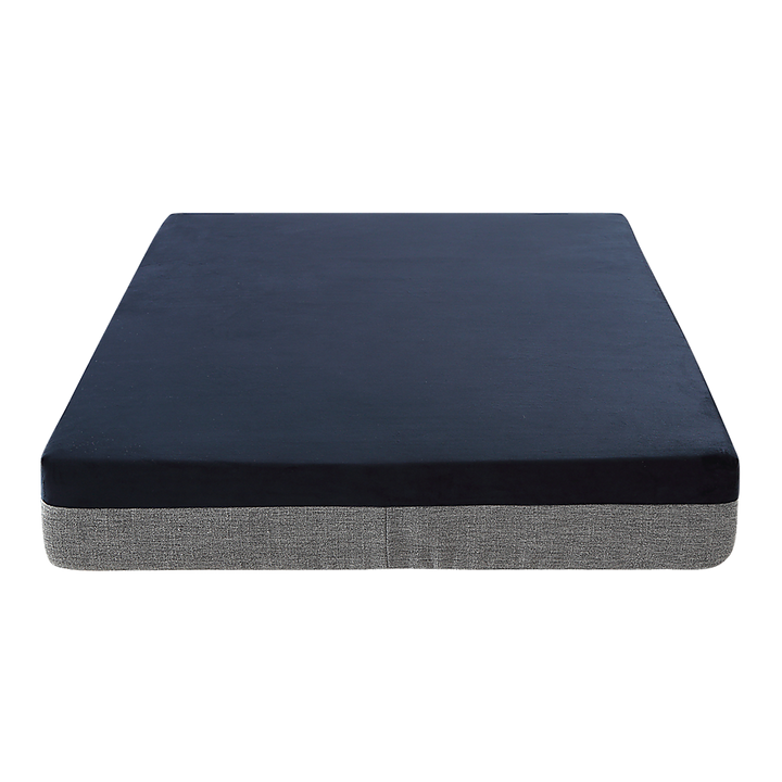 Extra-large navy blue and grey orthopedic memory foam dog bed | King of Knives