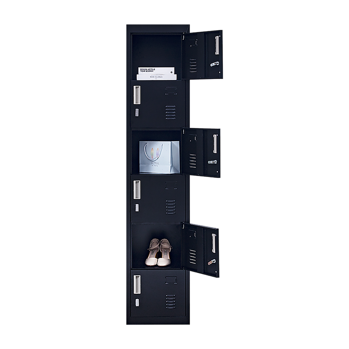 6-Door Locker for Office Gym Shed School Home Storage