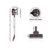 Devanti Handheld Vacuum Cleaner Bagless Corded 500W Purple