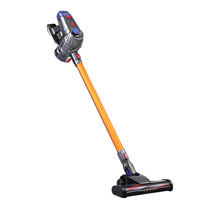 Devanti Handheld Vacuum Cleaner Cordless HEPA Filter Gold 150W