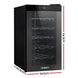 Devanti Wine Cooler Fridge 18 Bottles