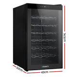 Devanti Wine Cooler Fridge 28 Bottles