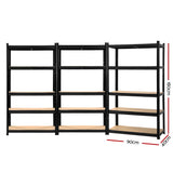 Giantz 3X1.8M Warehouse Shelving Garage Storage Racking Steel Metal Shelves