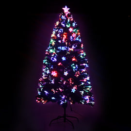 Jingle Jollys Christmas Tree 1.2M LED Xmas trees with Lights Multi Colour