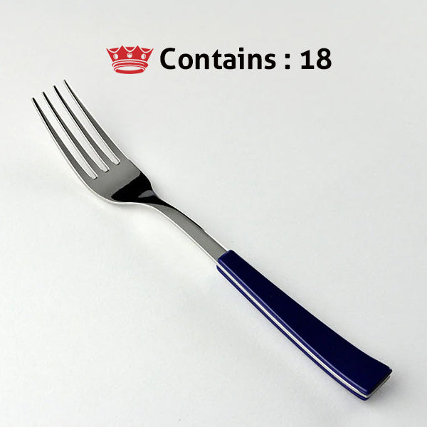 Svanera TABLE FORK BLUE ELENA Number in box : 18