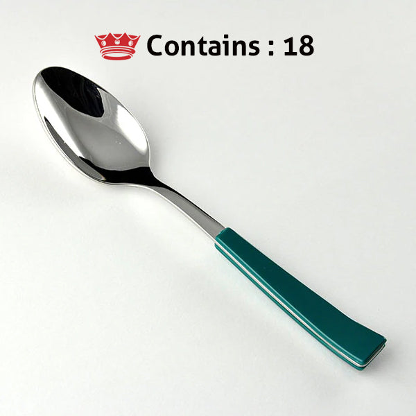 Svanera TABLE SPOON GREEN ELENA Number in box : 18